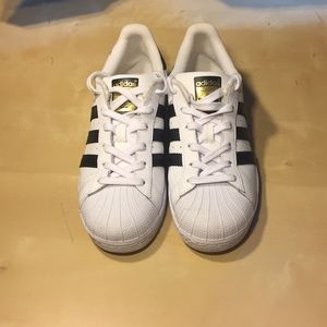 Women's White Adidas 8